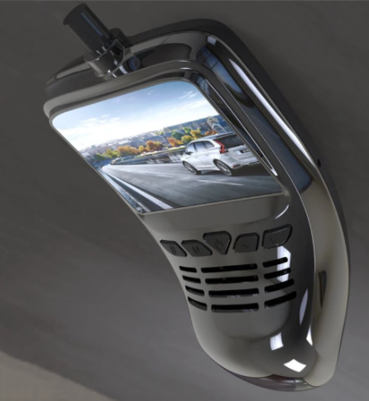 NexusHub Ultra-Compact Full HD 1080P Dash Cam with Wi-Fi & Smartphone App