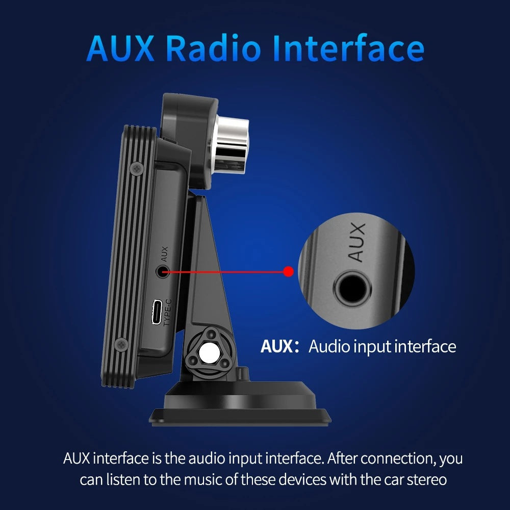 NexusHub Dual-Vision 1080P Front & Rear Streaming Media CarPlay Smart Screen