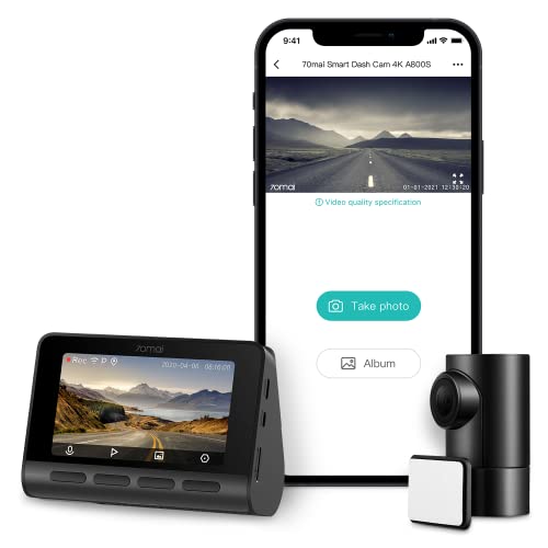 NexusHub Pro 4K UHD Dash Cam with 24-Hour Parking Monitor & ADAS Assist
